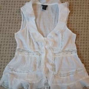 Boston Proper Gauzy Light Top